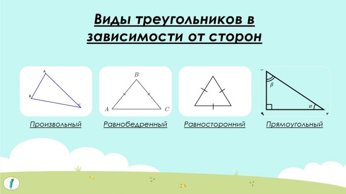 В мире треугольников (2). 7 класс - презентация, доклад, проект скачать